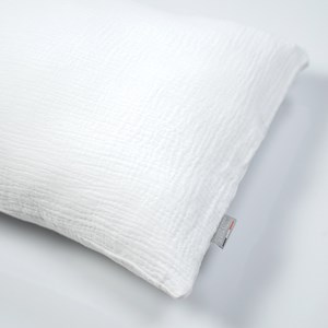 Housse traversin plat gaze coton jeanne