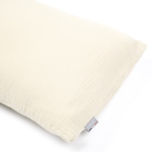 Housse traversin plat gaze coton jeanne