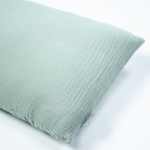 Housse traversin plat gaze coton jeanne