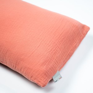 Housse traversin plat gaze coton jeanne