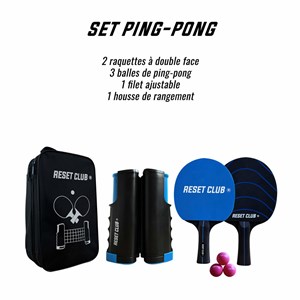 Set de ping-pong universel – reset club