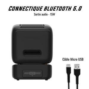 Enceinte bluetooth retro pc pixel art ditoo-pro noir - divoom