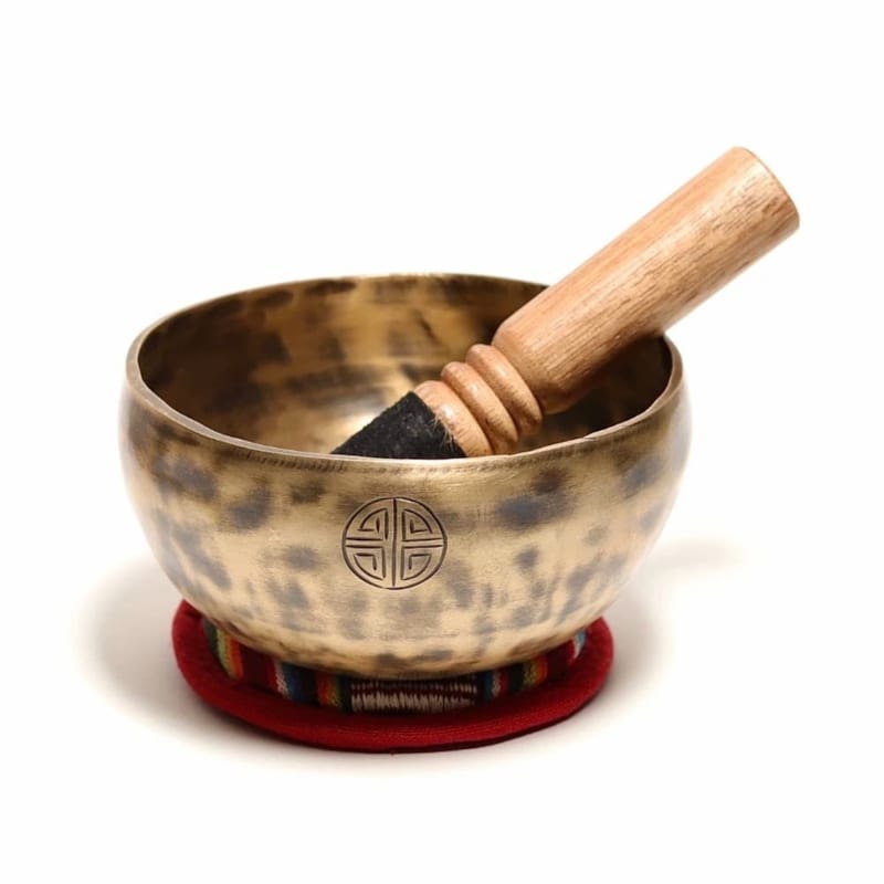 Raquette En Bois Pour Bol Chantant - Maillet En Bois De Pêche Et Cuir, Pour Méditation, Yoga Et Prière