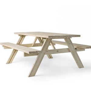 Table pique-nique bois pliante – vert