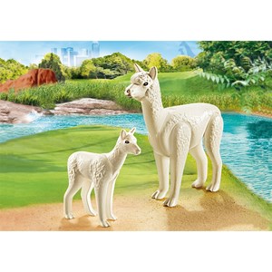 Family fun - alpaga et son petit
