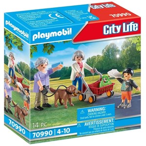City life grands-parents avec petit-fils