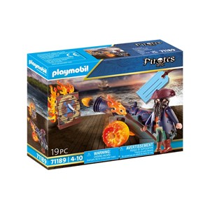 Pirates pirate et canon de feu