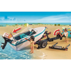 Pick-up de surfeur avec speedboat