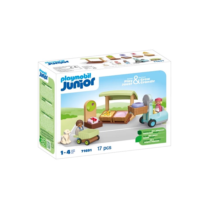 Junior etal de fruits et légumes bio