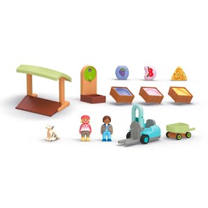 Junior etal de fruits et légumes bio