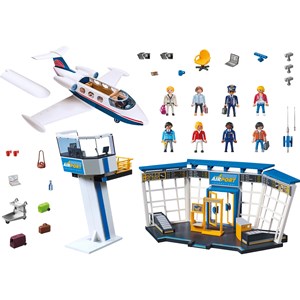 City action aéroport avec avion