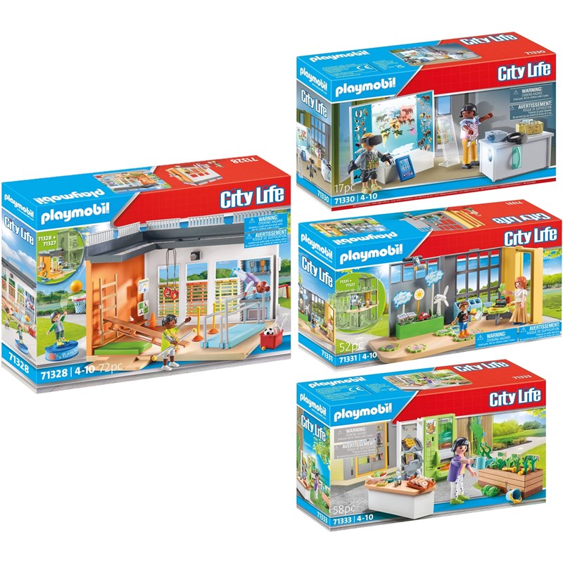 Set de 4 playmobil