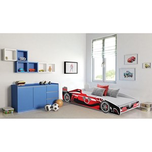 Lit enfant formula 160x80 rouge