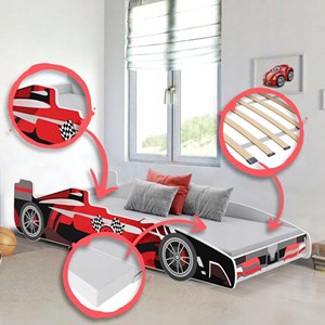 Lit enfant formula 160x80 rouge
