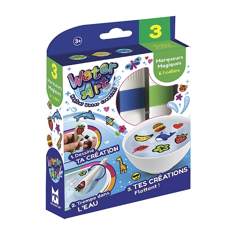 Water art 3 feutres et 1 cuillere