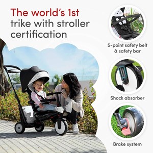 Smartrike str 5 tots bunny black-white
