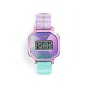 Montre digitale - violet prismatique