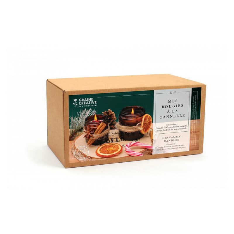 Coffret diy mes bougies a la cannelle