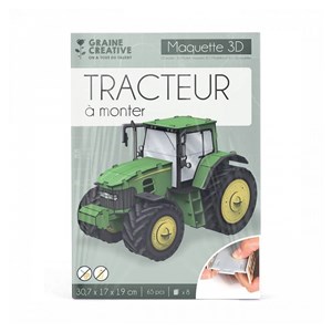 Maquette 3d tracteur a monter