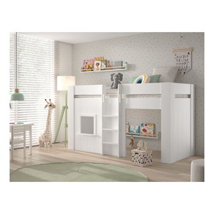 Reno lit compact - couleur blanc