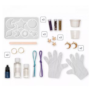 14 bijoux resine galaxy a creer