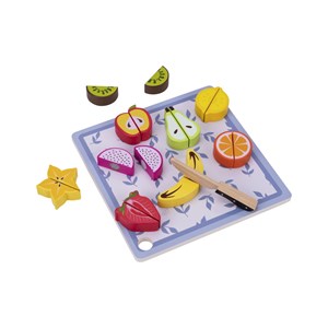 Jeu d'imitation coupe-fruits en bois