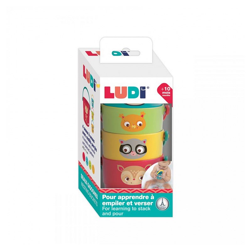 Ludi - Seaux gigognes ludi 10 mois+