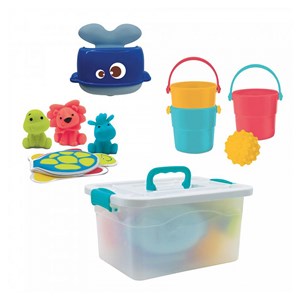Valisette de jouets pour le bain