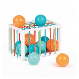 Cube de manipulation avec balles