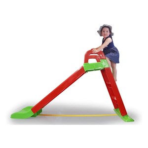 Toboggan funny slide rouge