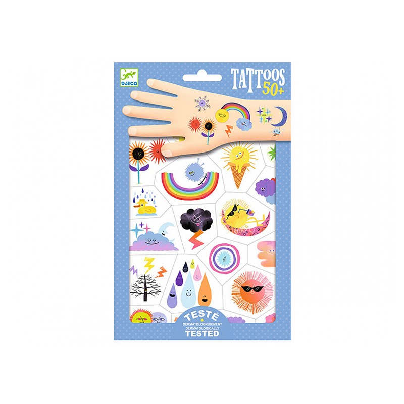 Tatouages emojis meteo fsc