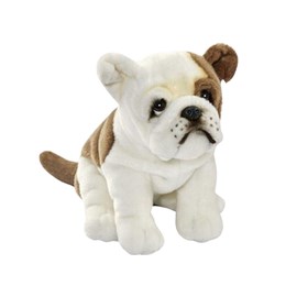 Peluche bulldog francais assis 30cm