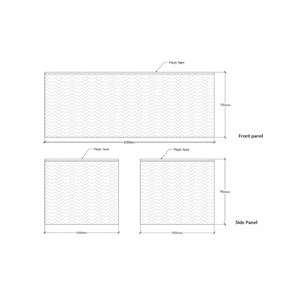 Rideau vipack marron