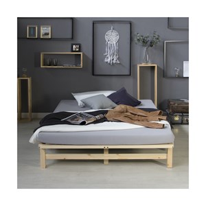 Lit homestyle4u marron