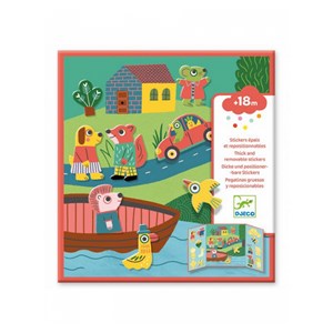 Stickers repositionnables les animaux