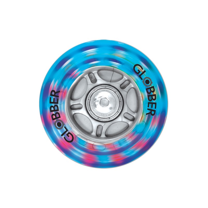 Roue globber bleu