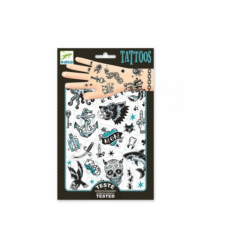 Kit de tatouages dark side djeco junior