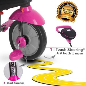 Smartrike tricycle swing dlx 4 en 1 rose