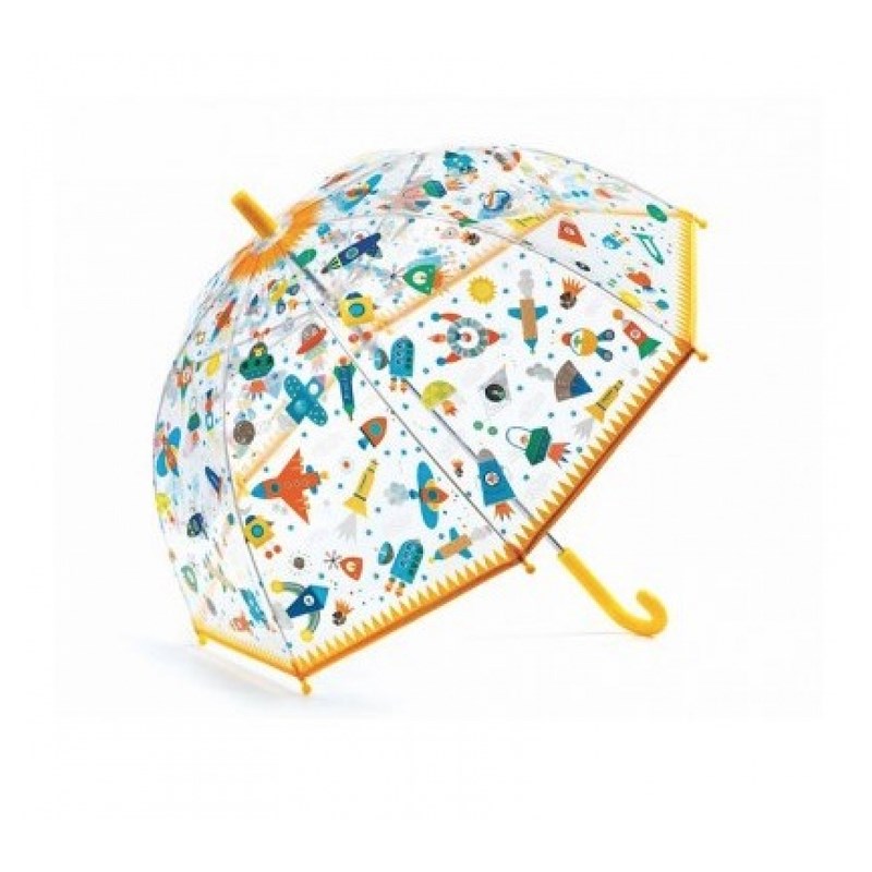 Parapluie espace plastique illustre