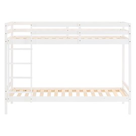 Lits superposés simple blancs 90x200cm