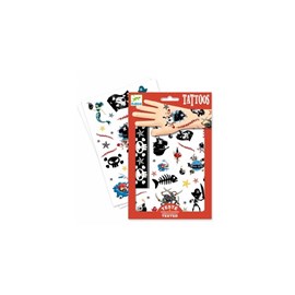 Tatouages pirates en 2 planchettes