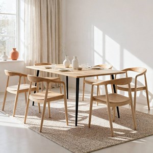 Table à manger bois acacia