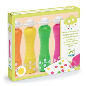 Marqueurs gros pois - neon