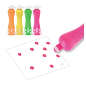 Marqueurs gros pois - neon