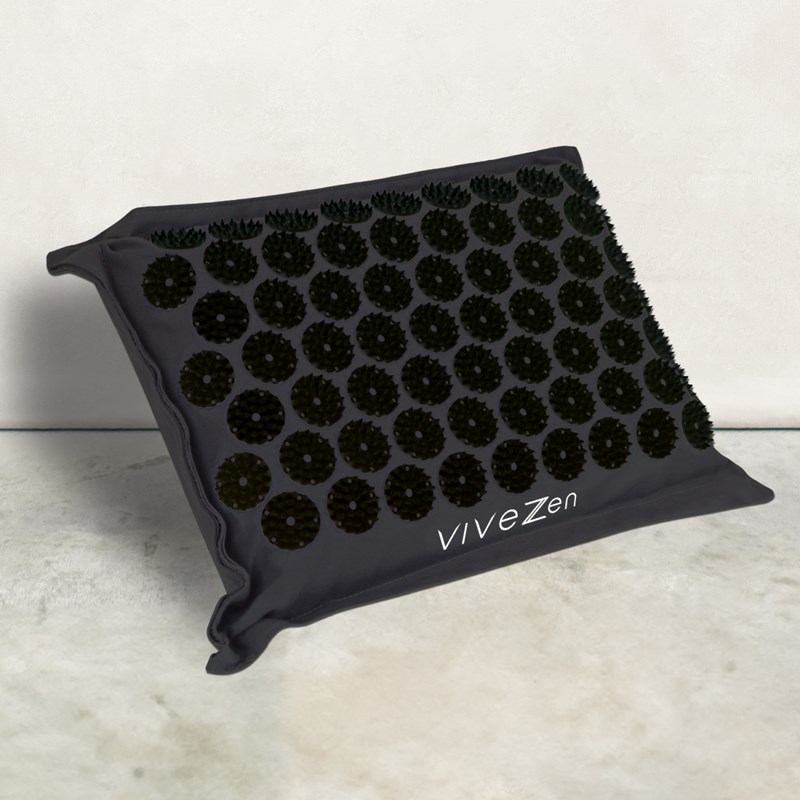 Oreiller d'acupression unique noir