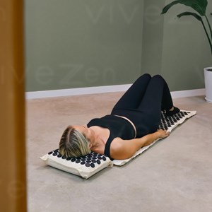 Oreiller d'acupression unique gris