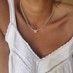 Collier sofia quartz rose
