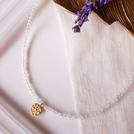 Collier mireille pierre de lune