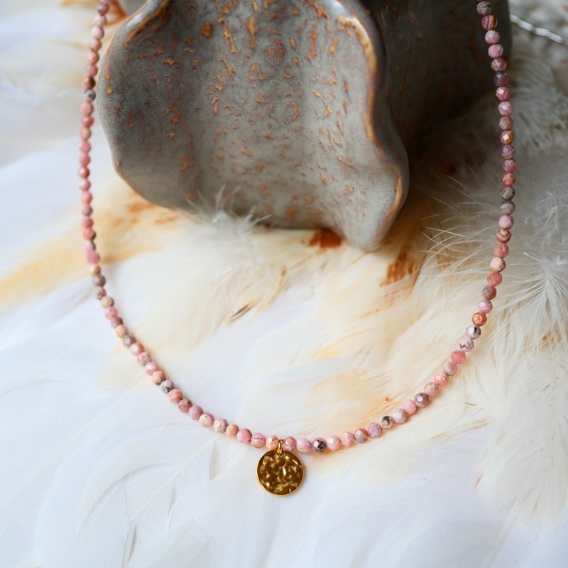 Collier mireille rhodochrosite