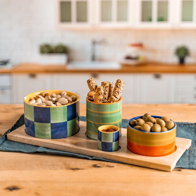 Service apéritif 4 pièces capri 34,5cm